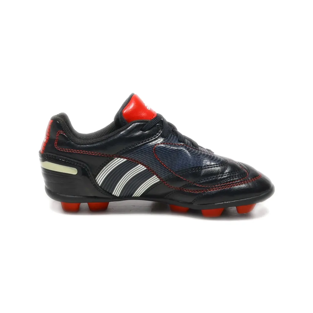 Adidas Soccer Sport Shoes Leather Black Colour For Kids