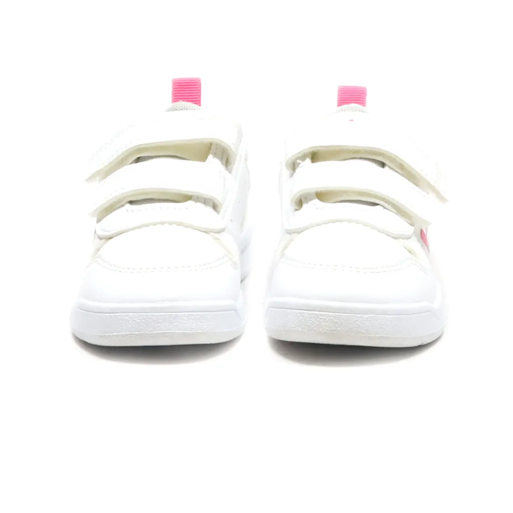 Adidas Tensaur K Sneakers Leather White Colour For Kids