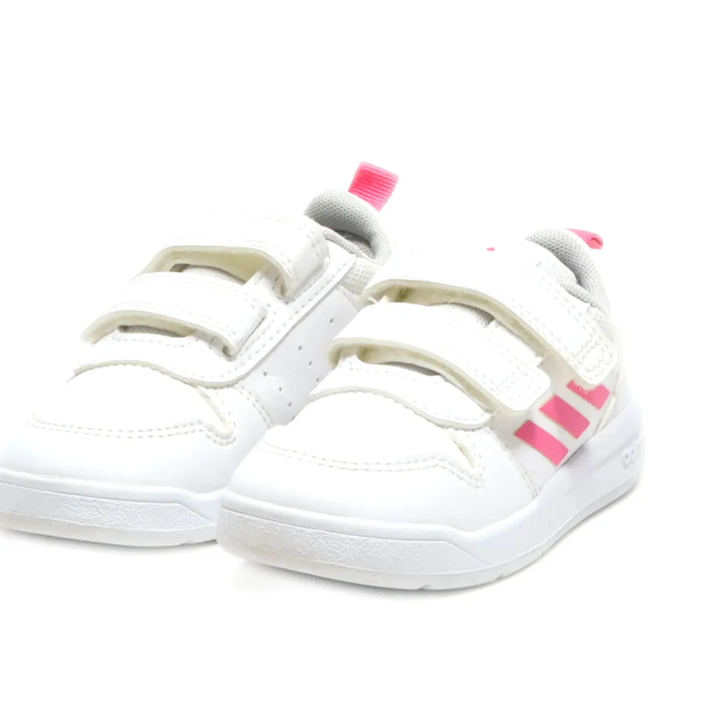 Adidas Tensaur K Sneakers Leather White Colour For Kids