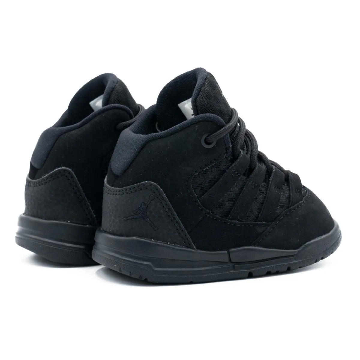 Air Jordan Max Aura Sneakers Leather Black Colour For Kids