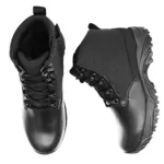 ALTAI™ 6″ Side Zip Black Uniform Boots-low top (Model: MFT100-ZS)