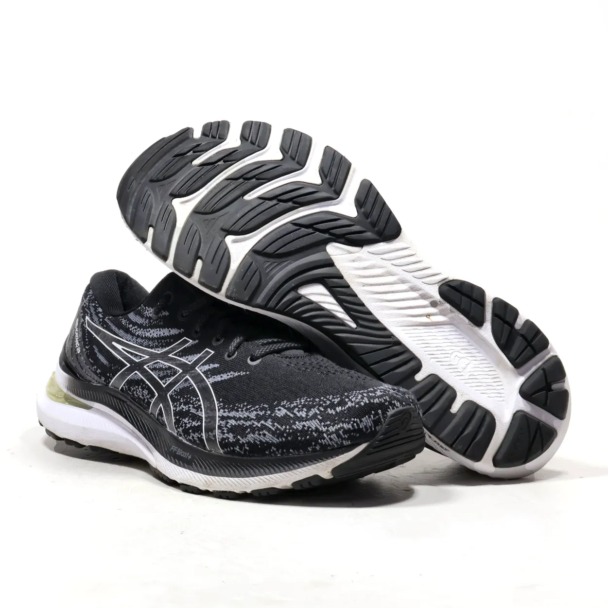 Asics Gel-Kayano Sport Shoes Fabric Black Colour For Men