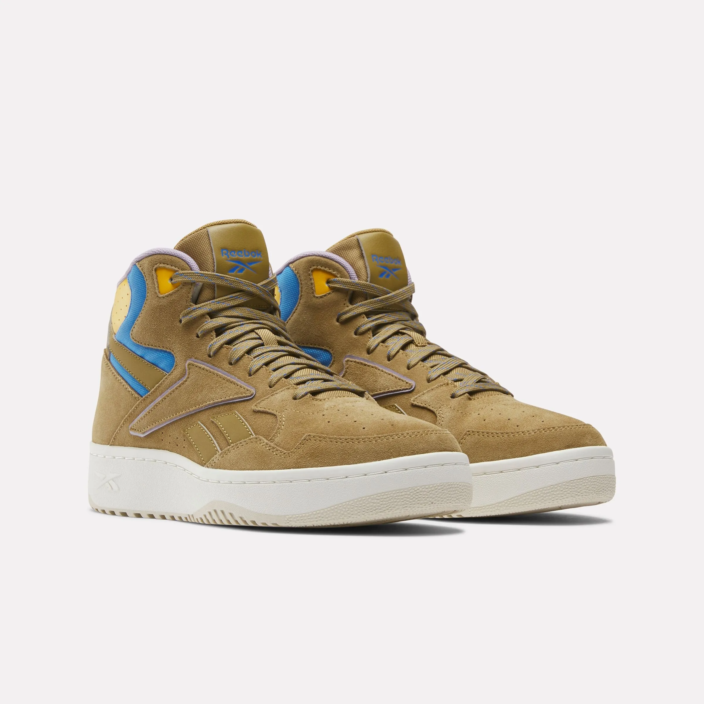 Atr Chill Mid Basketball Shoes Khaki Brown/Gold/Kinticblue