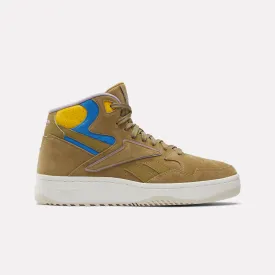 Atr Chill Mid Basketball Shoes Khaki Brown/Gold/Kinticblue