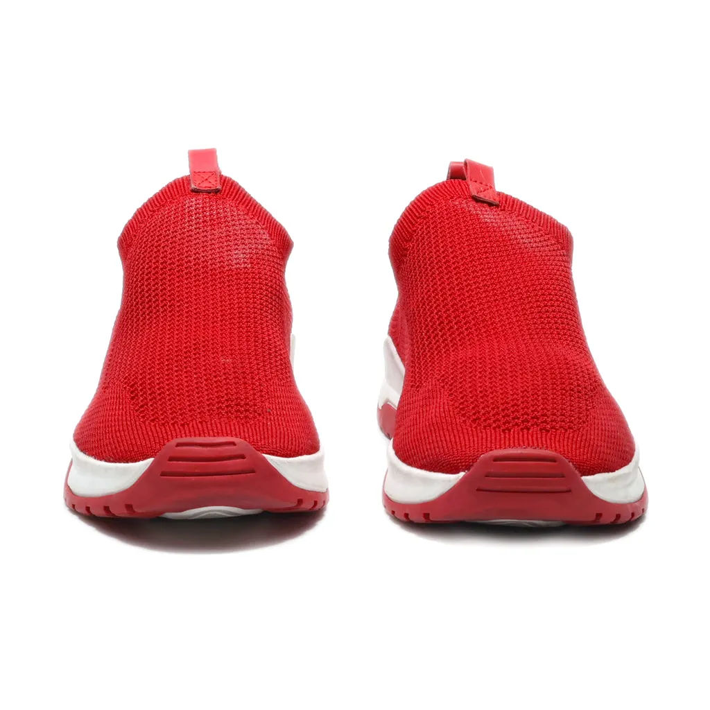 Bershka Sport Shoes Fabric Red Colour For Women