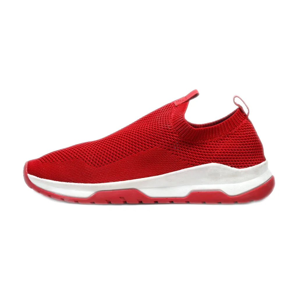 Bershka Sport Shoes Fabric Red Colour For Women