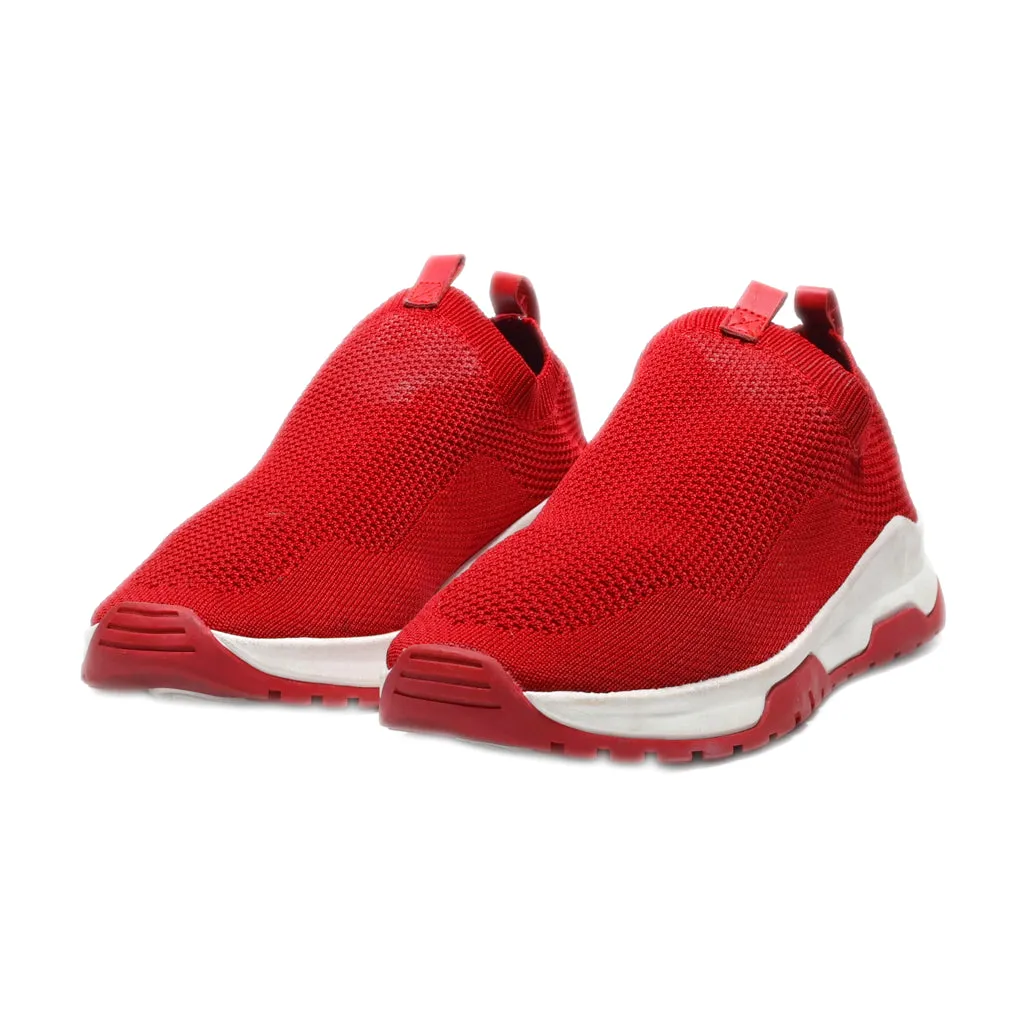 Bershka Sport Shoes Fabric Red Colour For Women