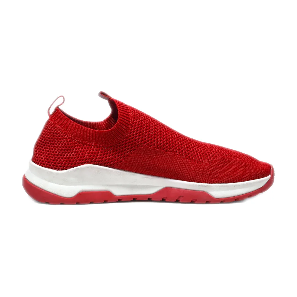 Bershka Sport Shoes Fabric Red Colour For Women