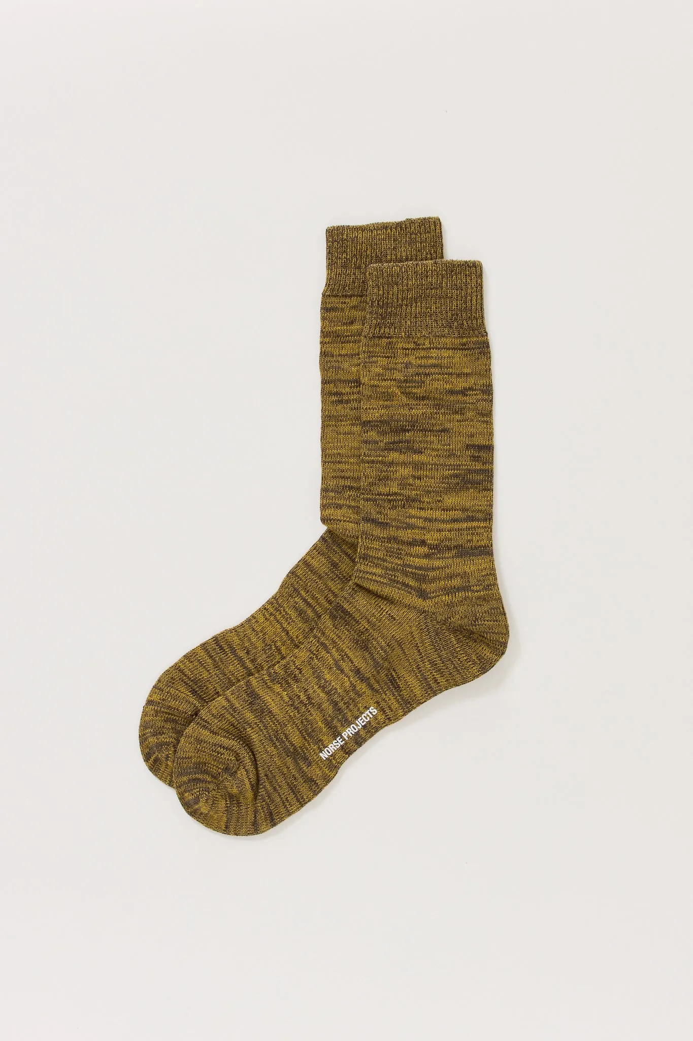 Bjarki Cotton Twist Sock Facade Yellow