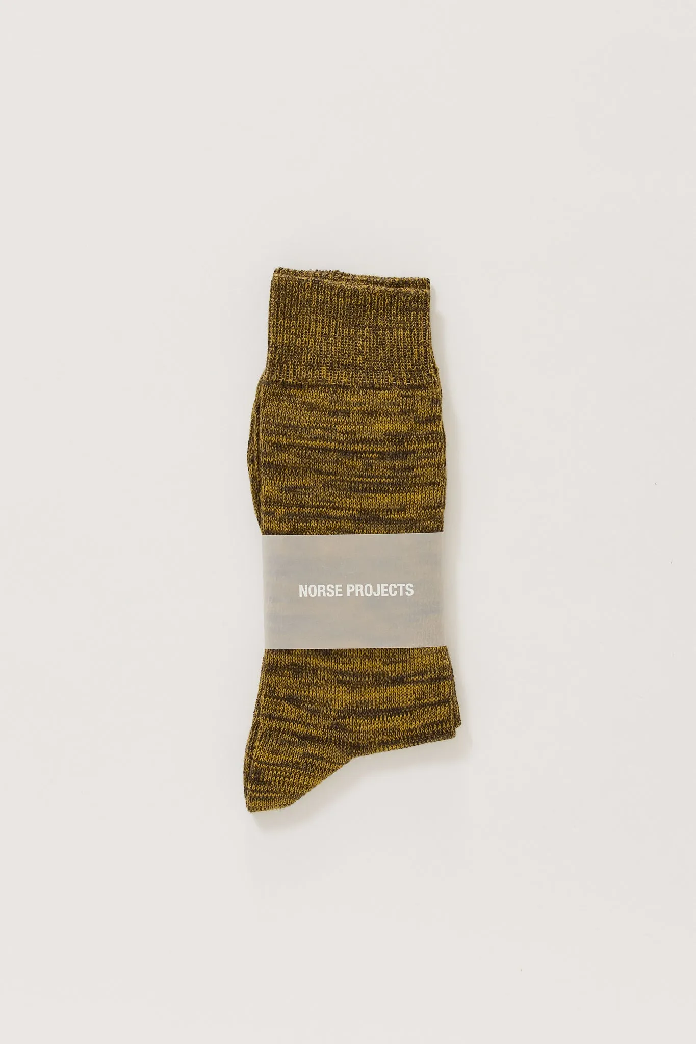 Bjarki Cotton Twist Sock Facade Yellow