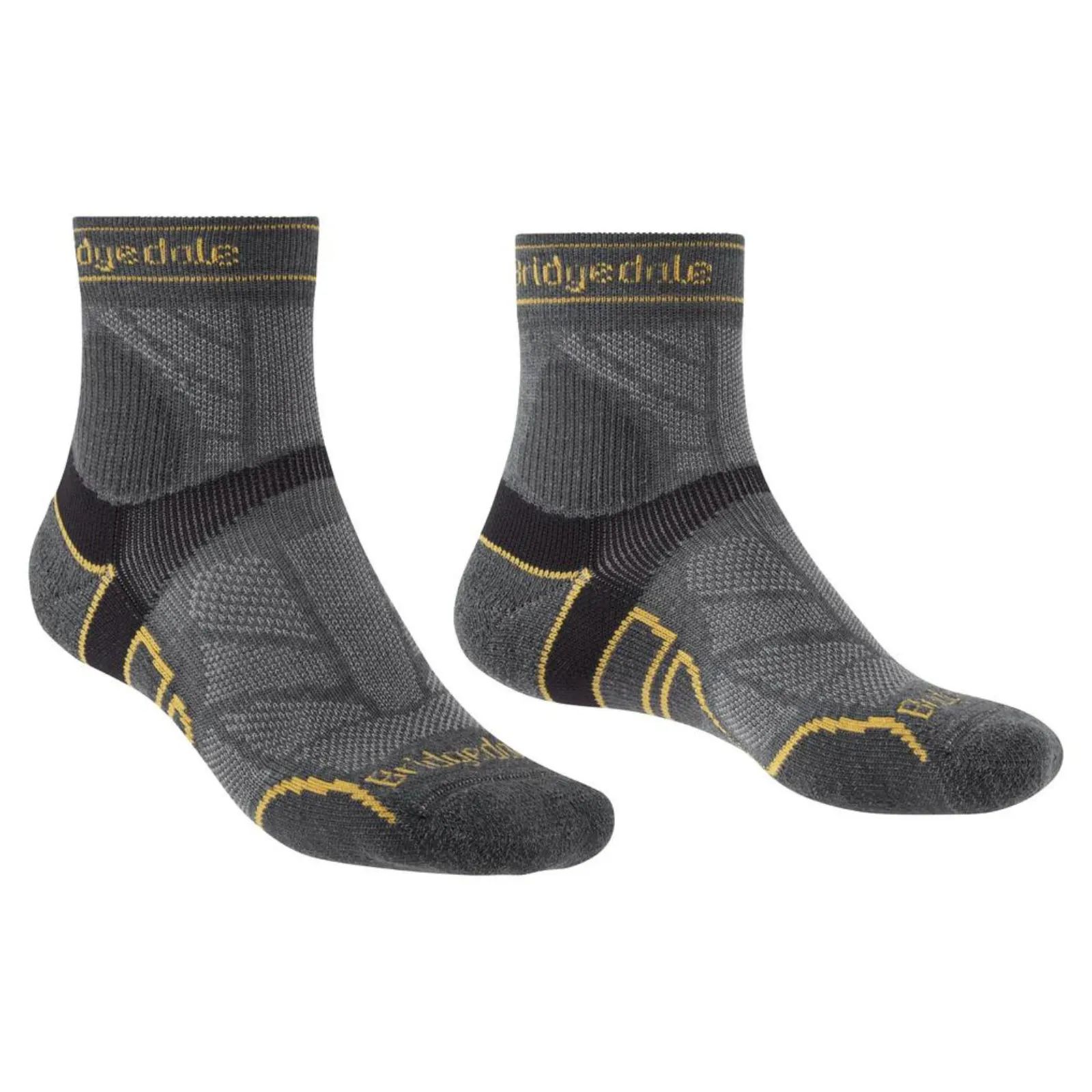 Bridgedale Mens Trail Run Lightweight T2 Merino Sport 3/4 Crew  Socks