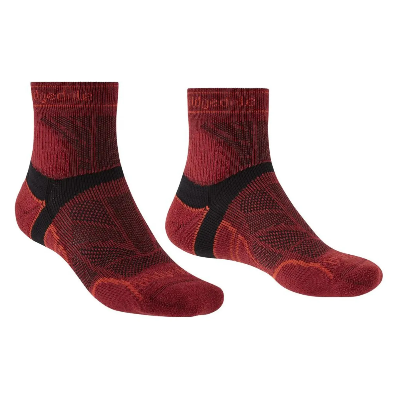 Bridgedale Mens Trail Run Lightweight T2 Merino Sport 3/4 Crew  Socks