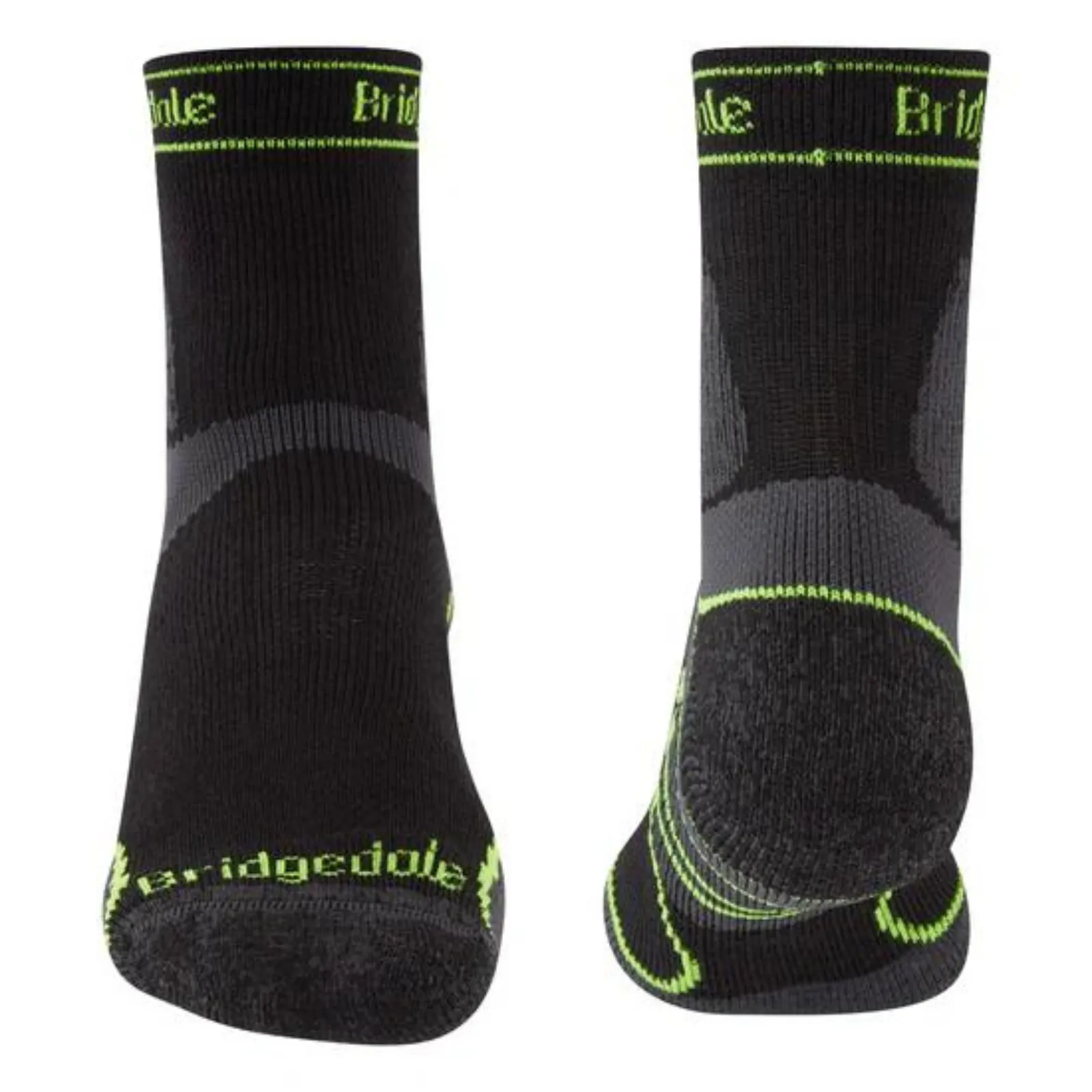 Bridgedale Mens Trail Run Lightweight T2 Merino Sport 3/4 Crew  Socks