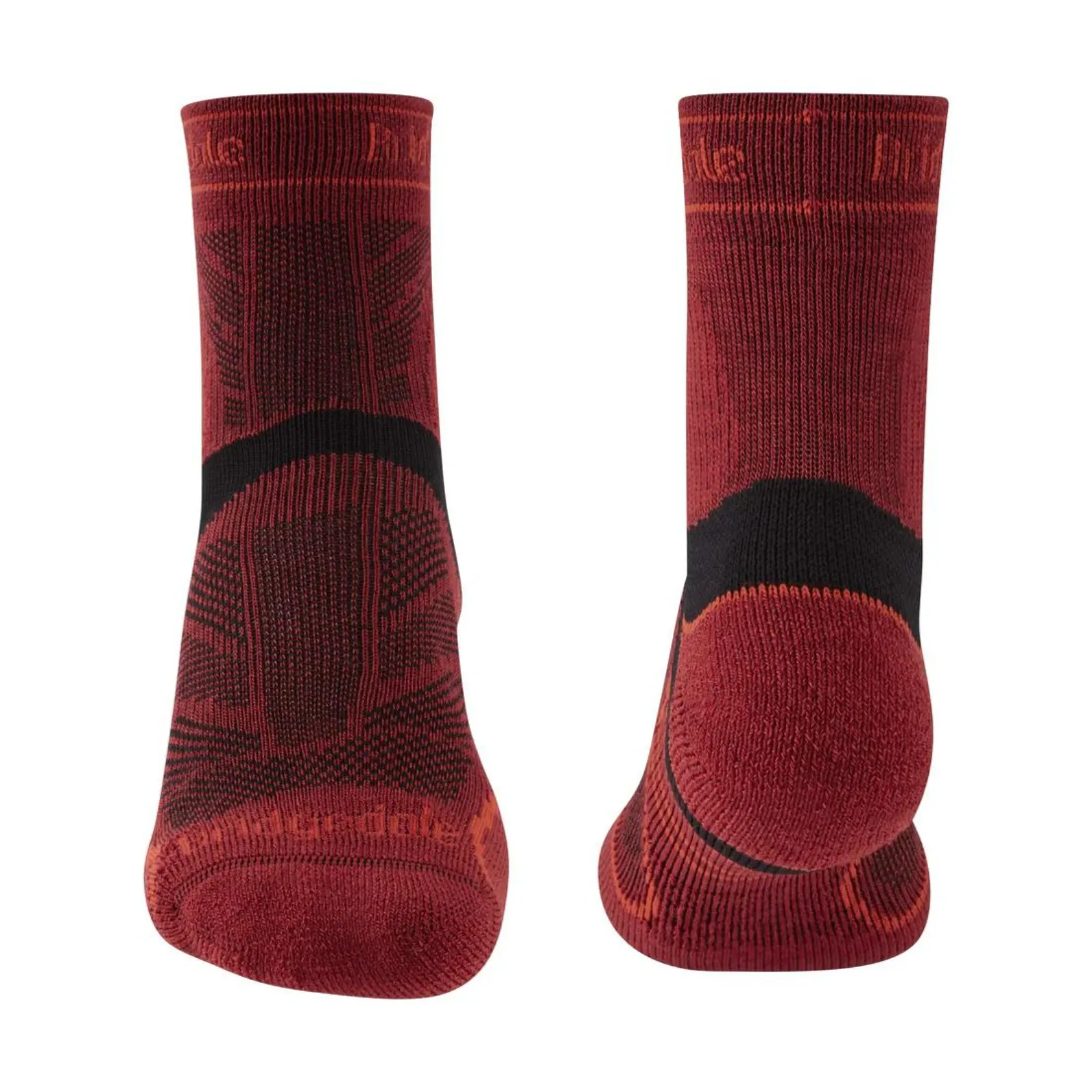 Bridgedale Mens Trail Run Lightweight T2 Merino Sport 3/4 Crew  Socks