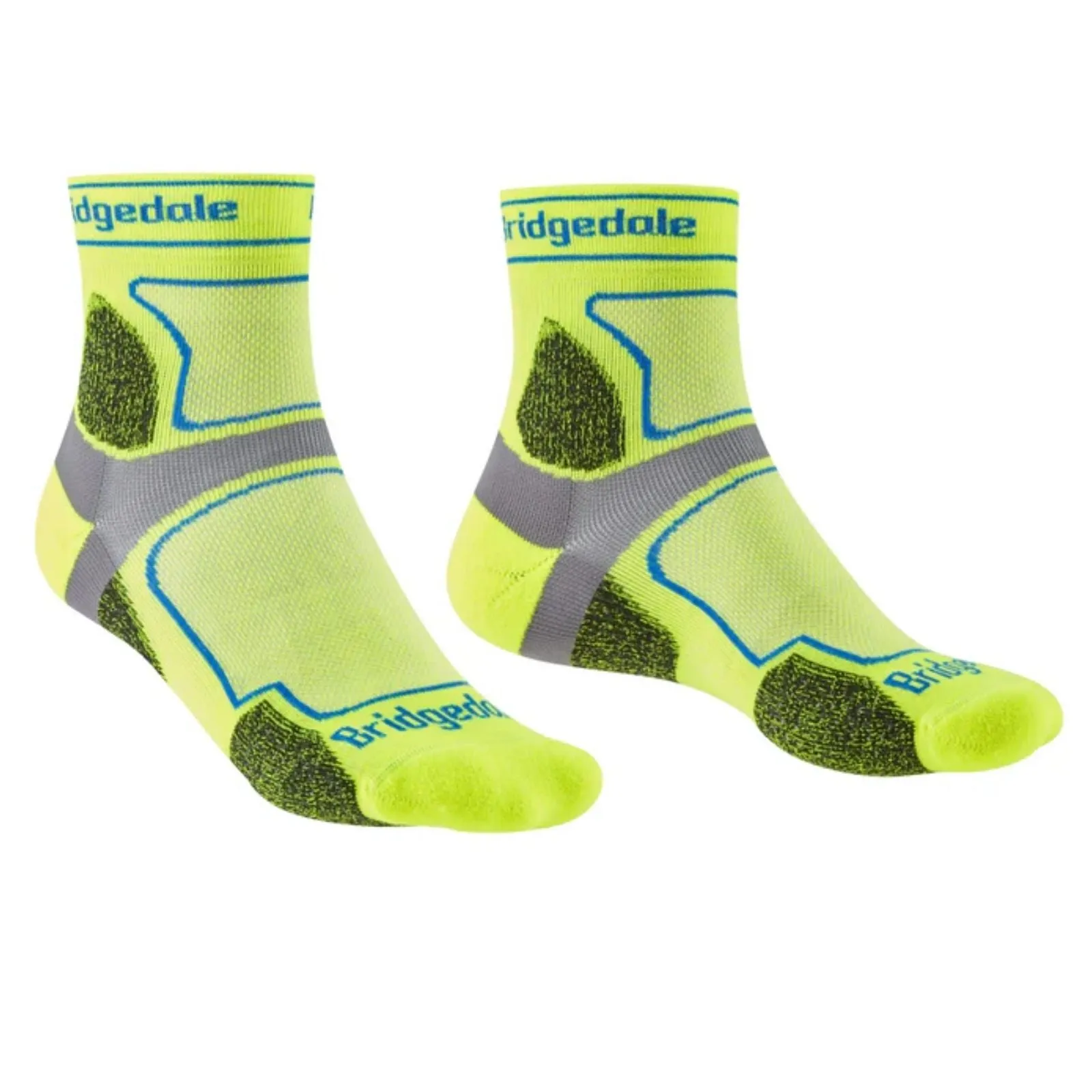 Bridgedale Mens Trail Run Ultralight T2 Coolmax Sport 3/4 Crew Socks