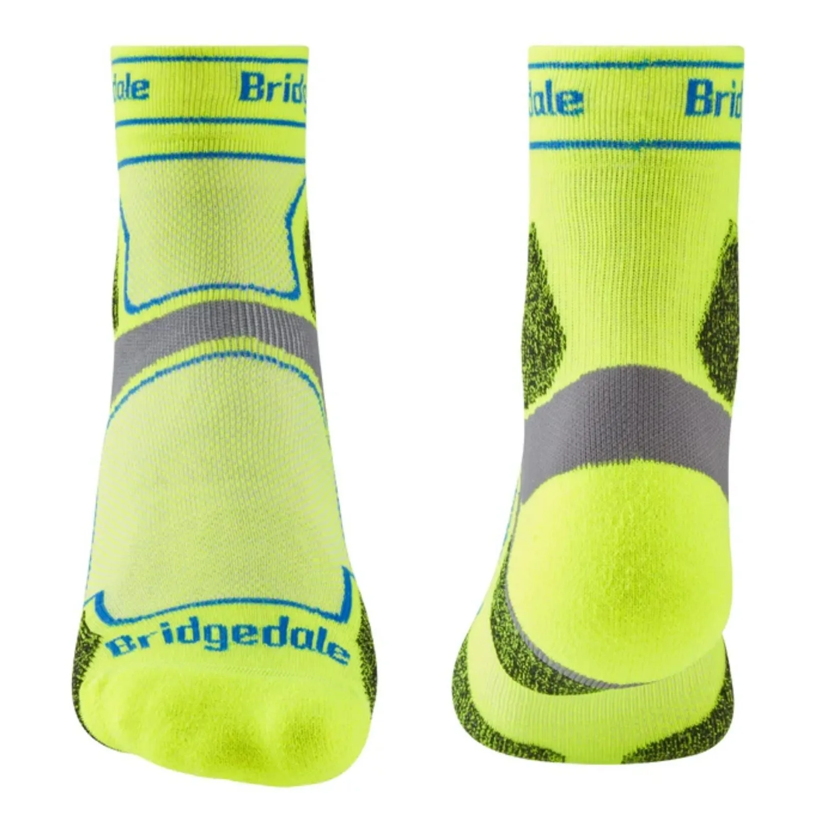 Bridgedale Mens Trail Run Ultralight T2 Coolmax Sport 3/4 Crew Socks