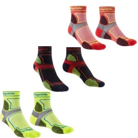 Bridgedale Mens Trail Run Ultralight T2 Coolmax Sport 3/4 Crew Socks