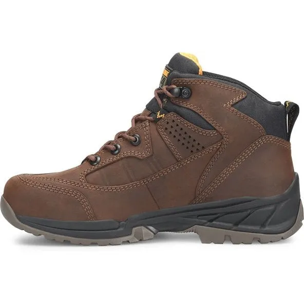 Carolina Men's Builder 5" WP Slip Resist Steel Toe Hiker Work Boot  - Brown - CA4501