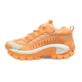 Cat Sport Shoes Leather Orange Colour For Women