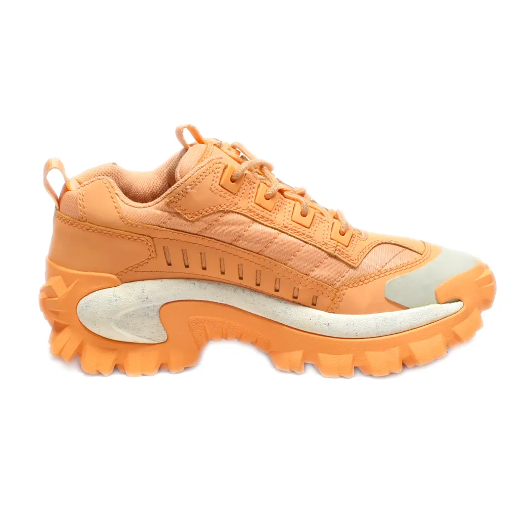 Cat Sport Shoes Leather Orange Colour For Women