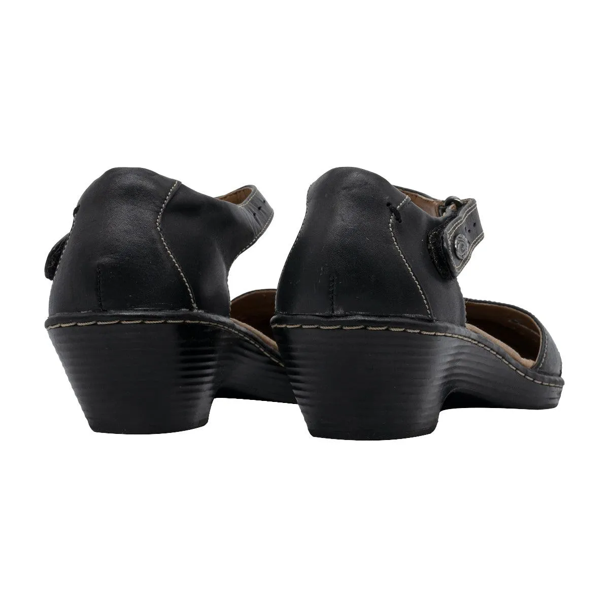 Clarks Wendy Leehi Ballerinas Leather Black Colour For Women