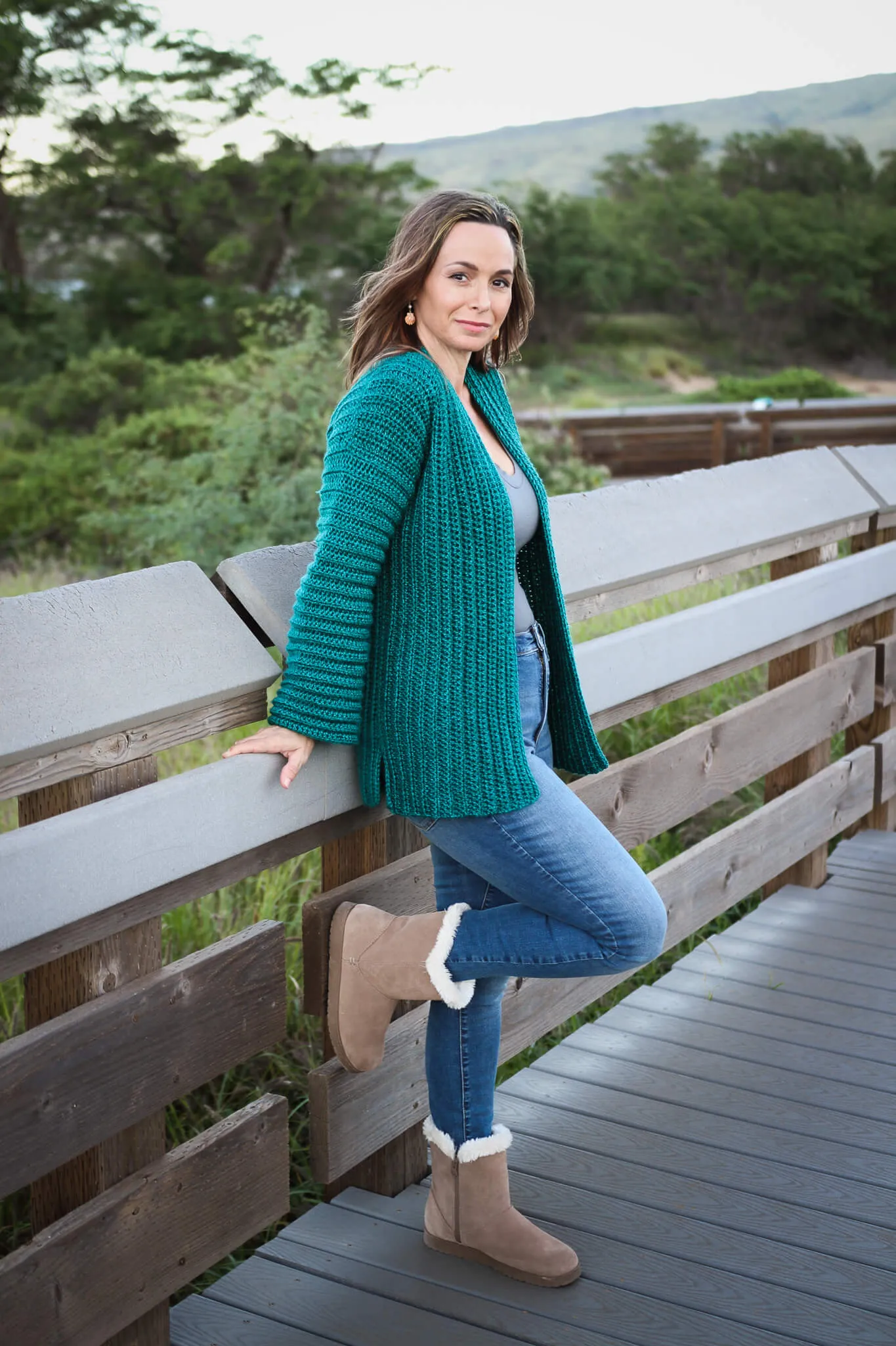 Crochet Kit - Ridge Trail Cardigan