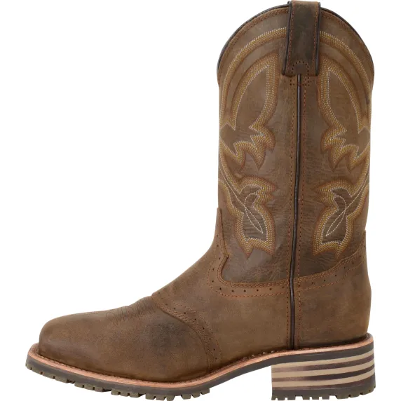 Double H Men's Jeyden 11" Comp Toe WP Western Work Boot- Brown- DH5124