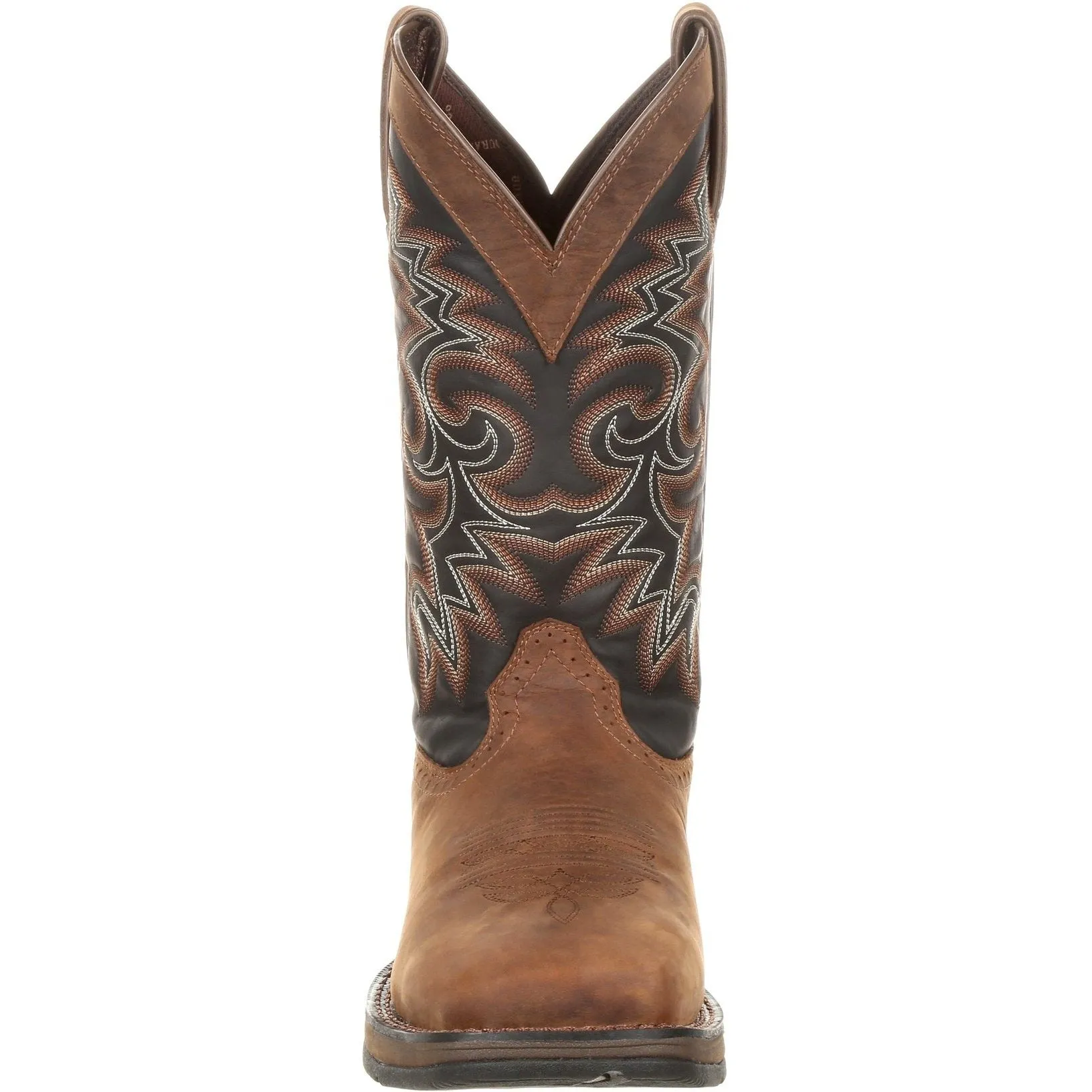 Durango Men's Rebel 12" Square Toe Pull-On Western Boot Chocolate DDB0135