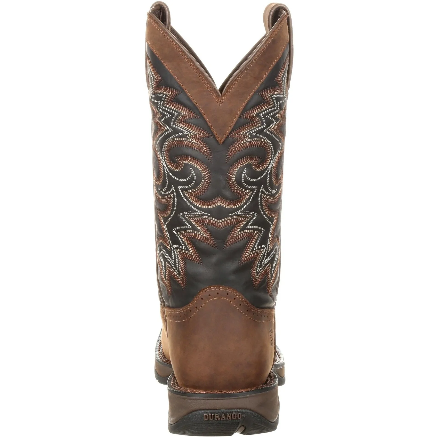 Durango Men's Rebel 12" Square Toe Pull-On Western Boot Chocolate DDB0135