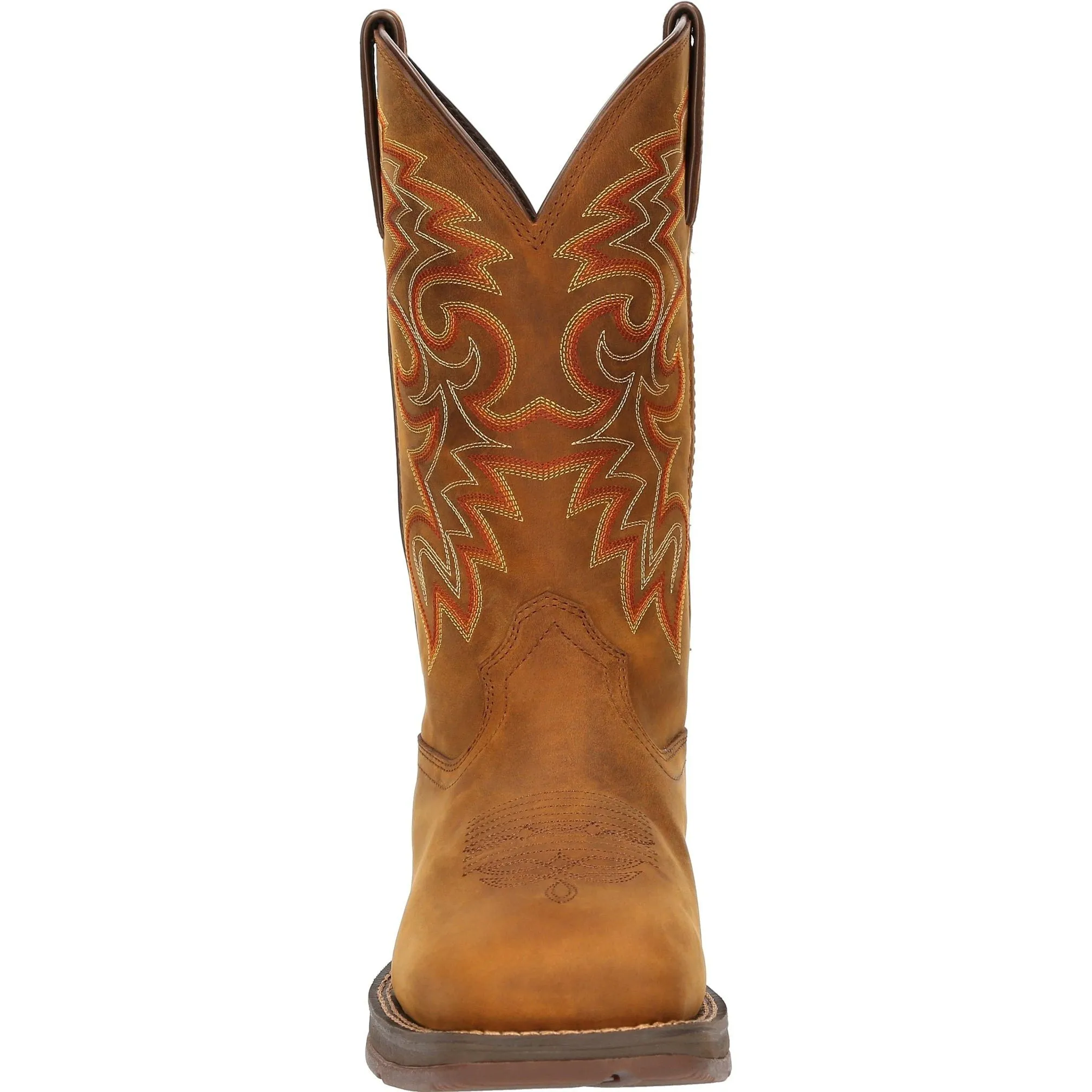 Durango Men's Rebel™ 12" Square Toe WP Western Boot - Russet - DDB0361