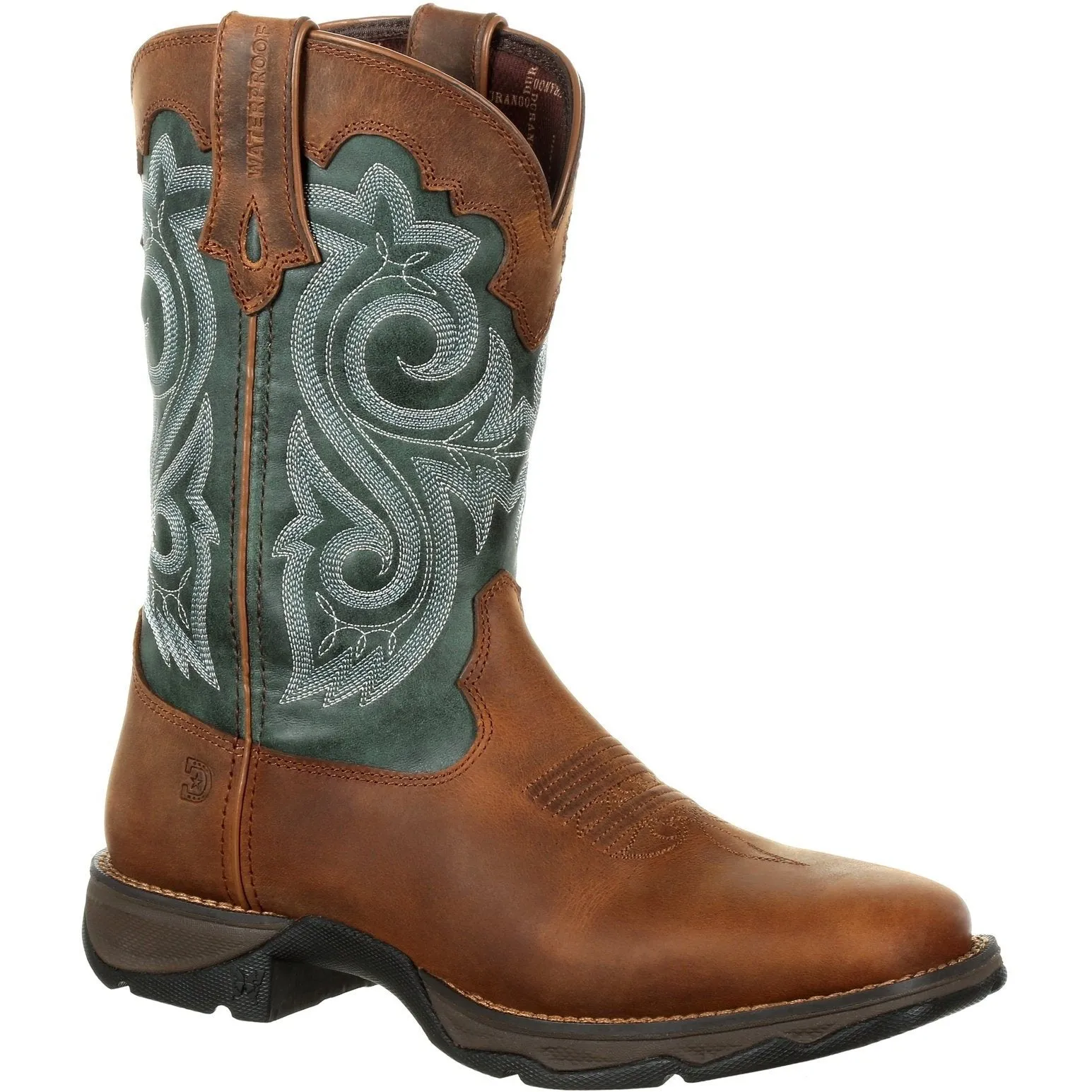 Durango Women's Lady Rebel 10" Square Toe WP Western Boot - DRD0312