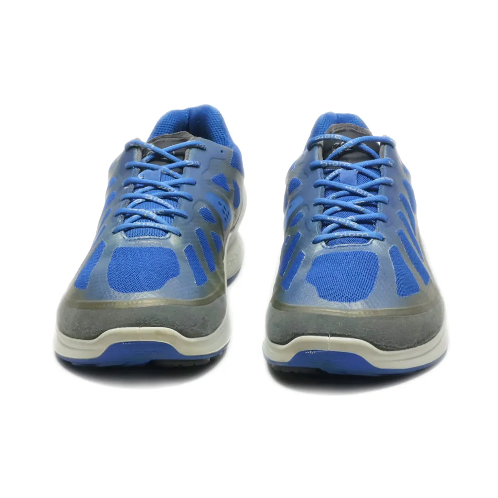 Ecco Biom Sport Shoes Fabric Blue Colour For Men