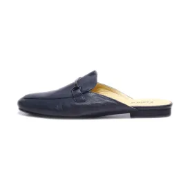 Gabor Mules Leather Blue Colour For Women