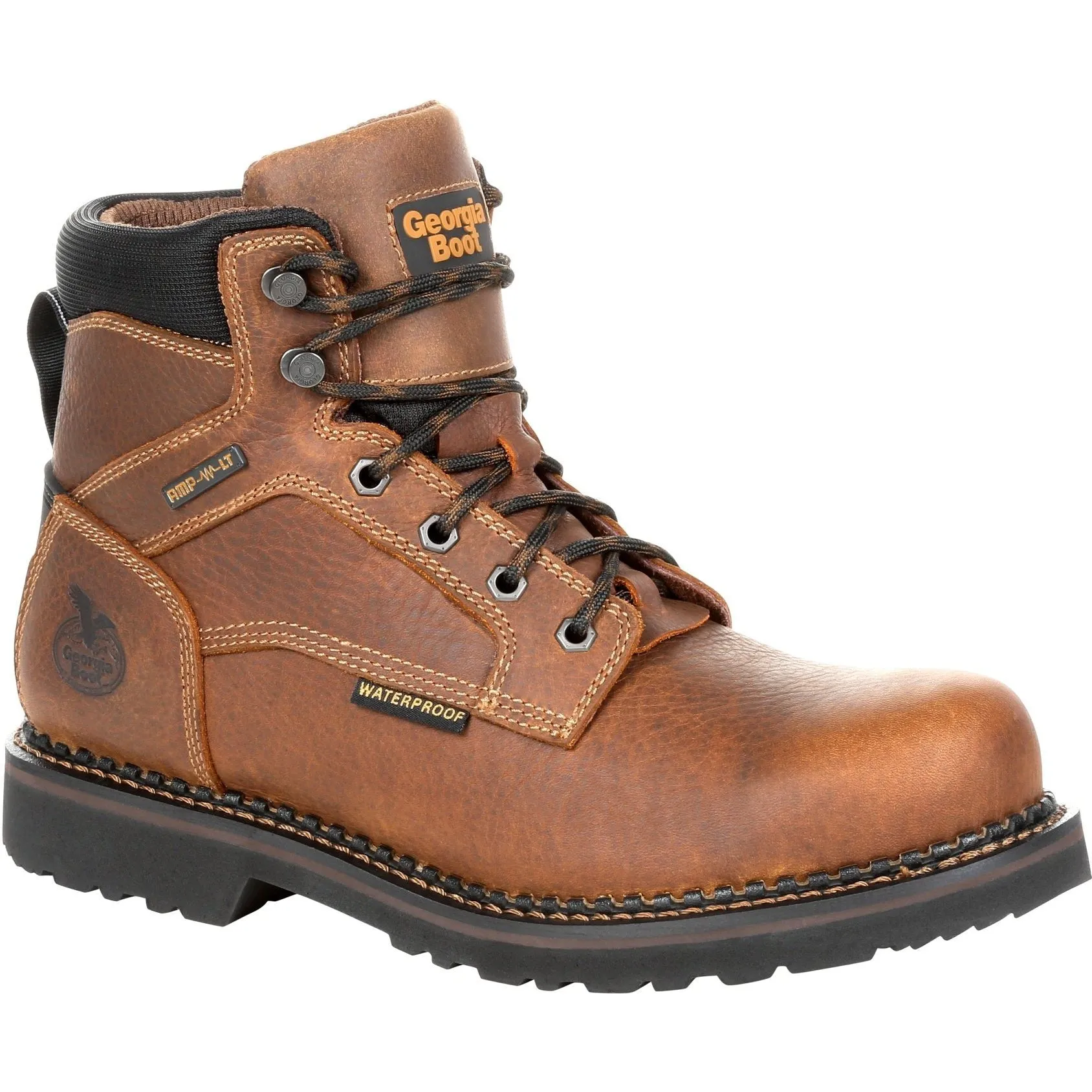 Georgia Men's Giant Revamp 6" Waterproof Work Boot - Brown - GB00316