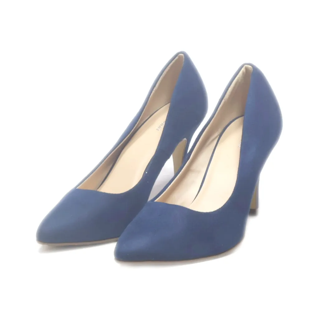 Graceland High-Heel Shoes Suede Blue Colour For Women