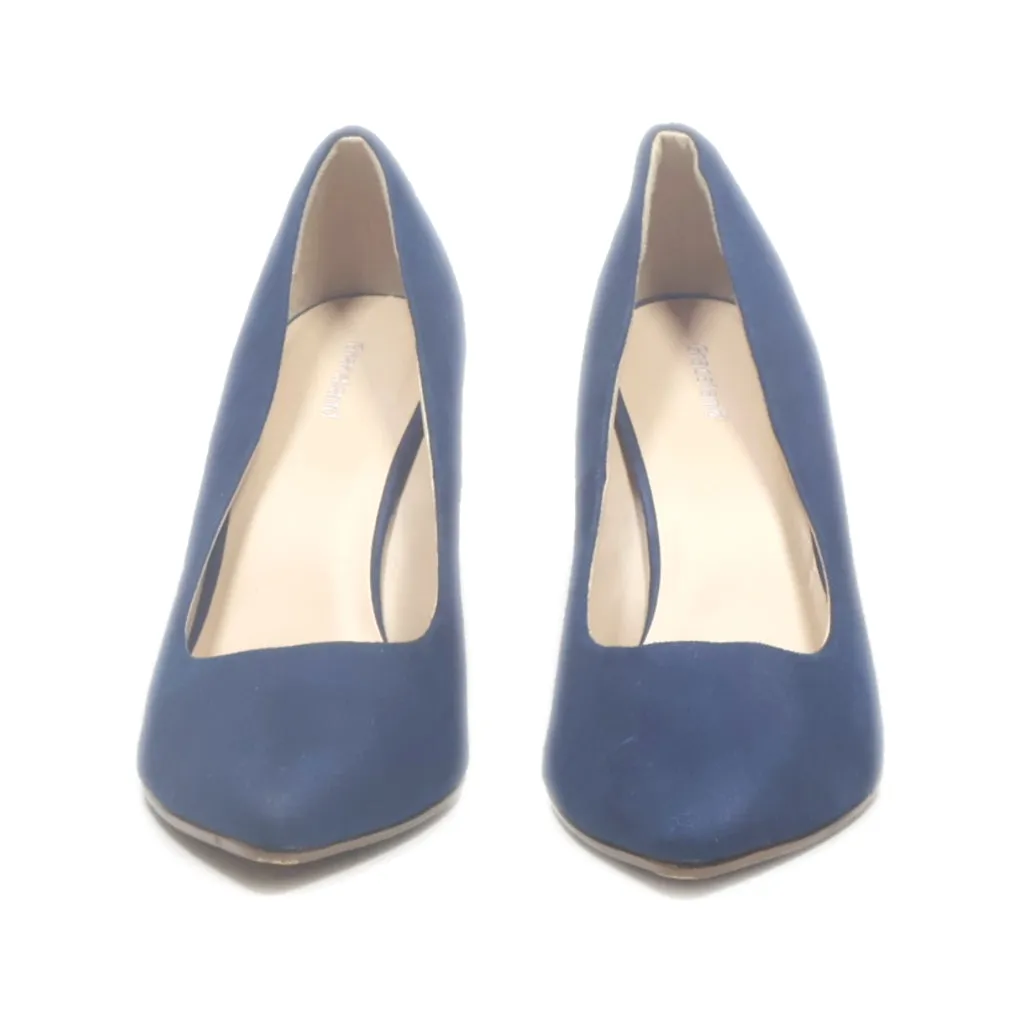 Graceland High-Heel Shoes Suede Blue Colour For Women