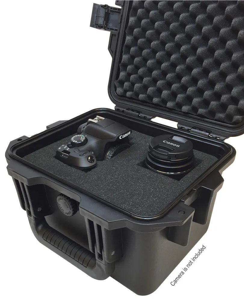 IBEX Protective Case 1360 with Foam - Durable Black Storage Case, 11.8 x 9.8 x 8.4 Inches (IC-1360BK)