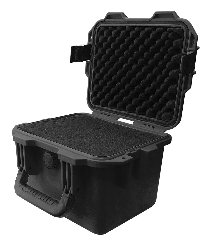 IBEX Protective Case 1360 with Foam - Durable Black Storage Case, 11.8 x 9.8 x 8.4 Inches (IC-1360BK)