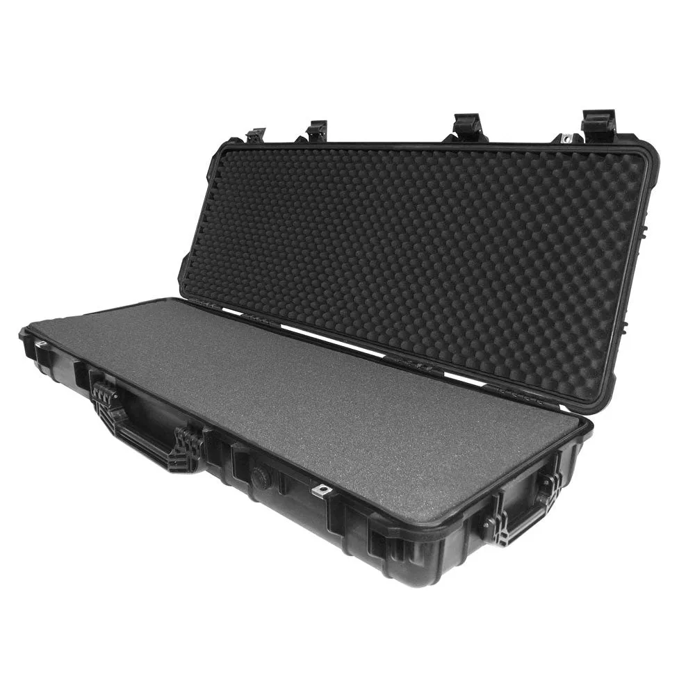 IBEX Protective Case 4300 with foam, 44.6 x 16.6 x 6.1", Black, With Wheels (IC-4300BKW)