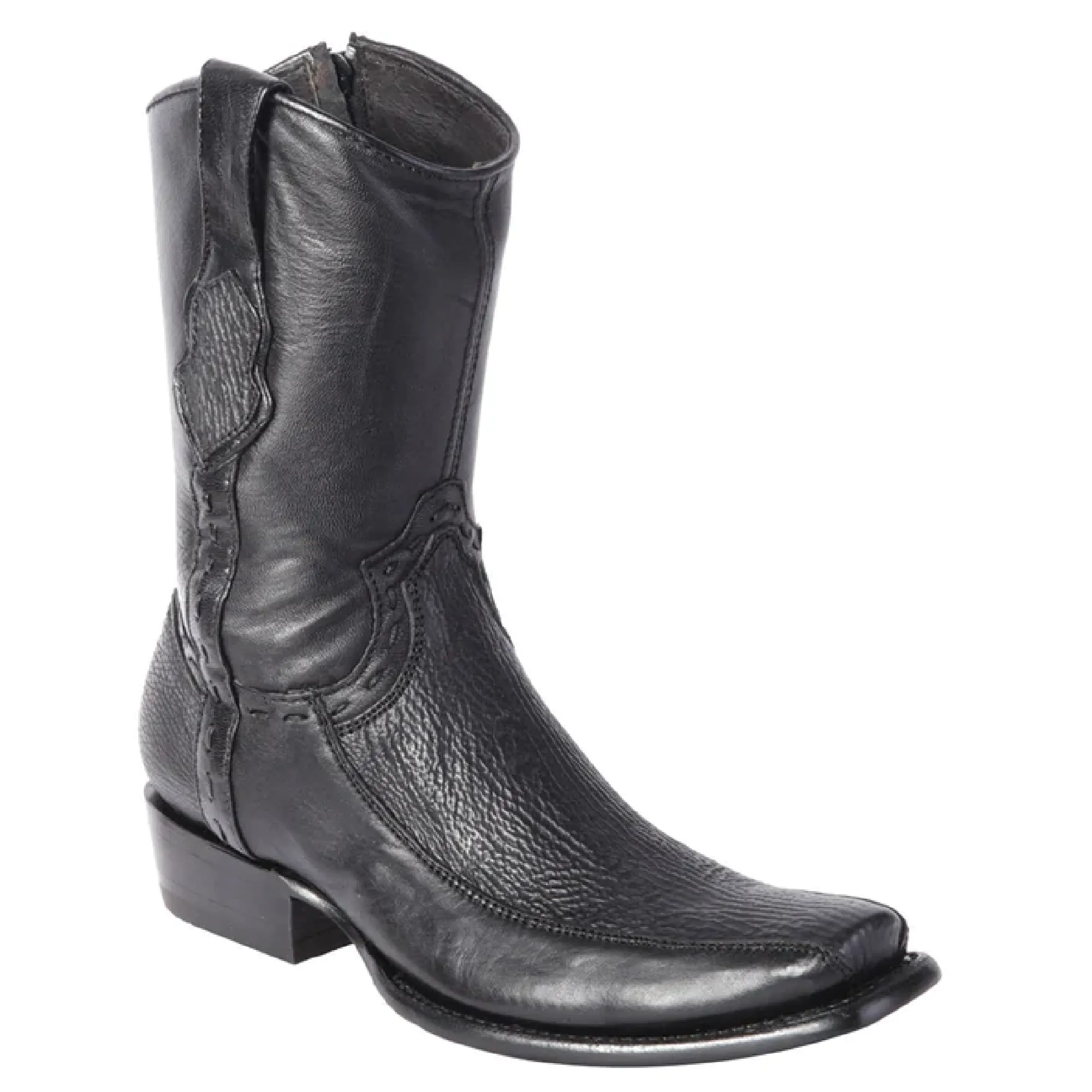 King Exotic Boots #479BF0905 Men's Dubai Boot  | Shark Y Deer Boots Color Black