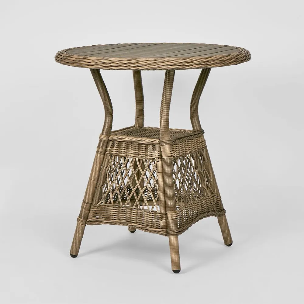 Marco Aluminium Synthetic Wicker Table Natural -Outdoor