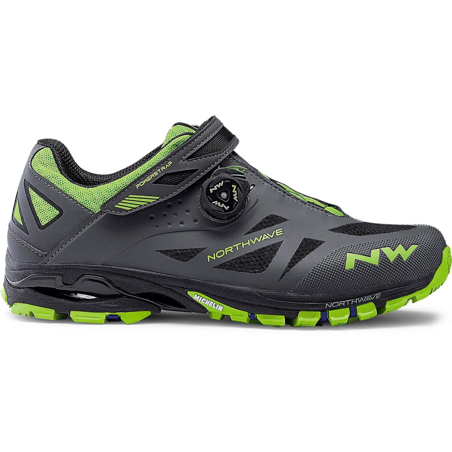 Northwave Spider Plus 2 MTB-AM Shoes - Anthra/Green