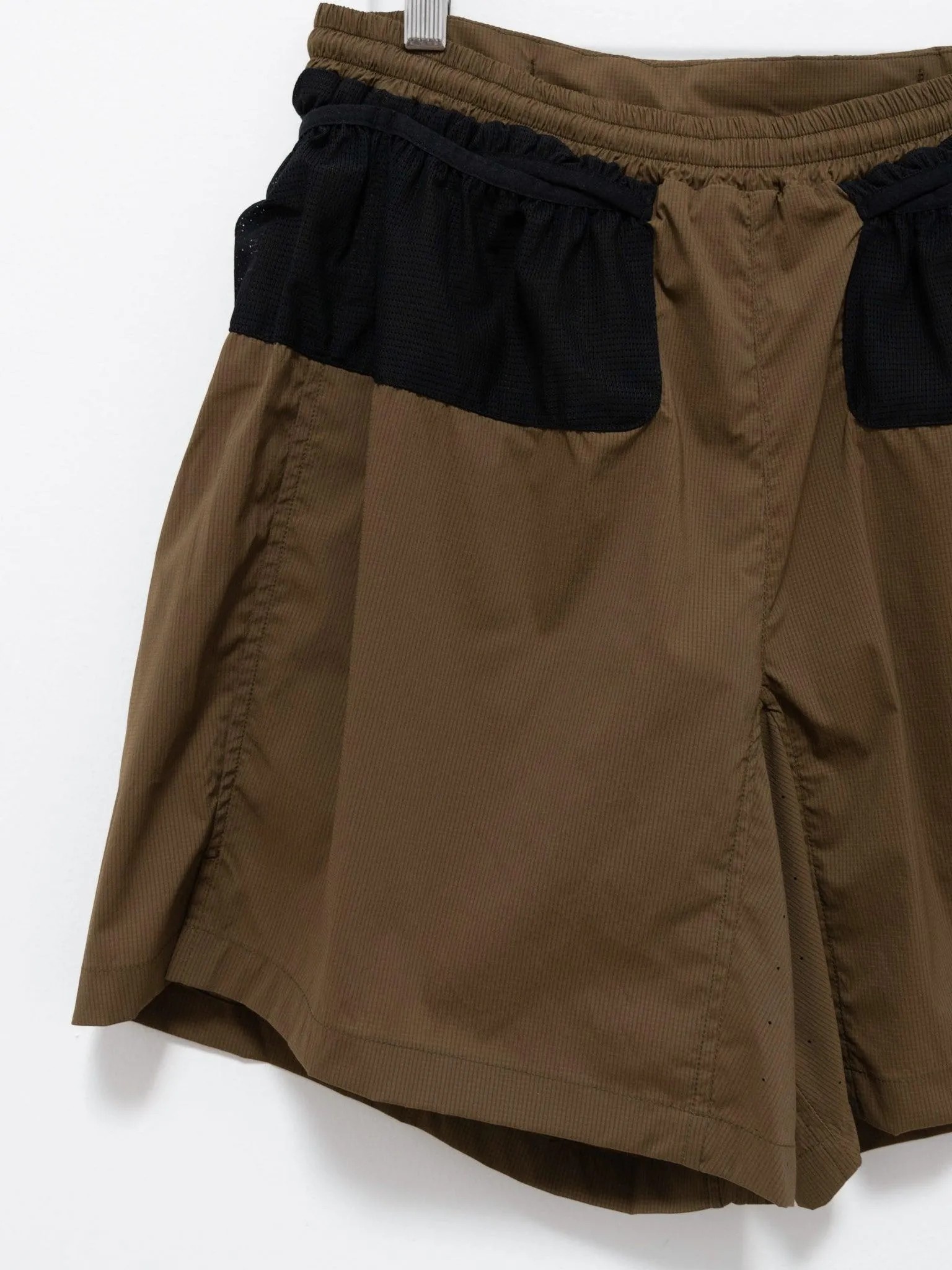 Nylon Trail Shorts - Brown Khaki