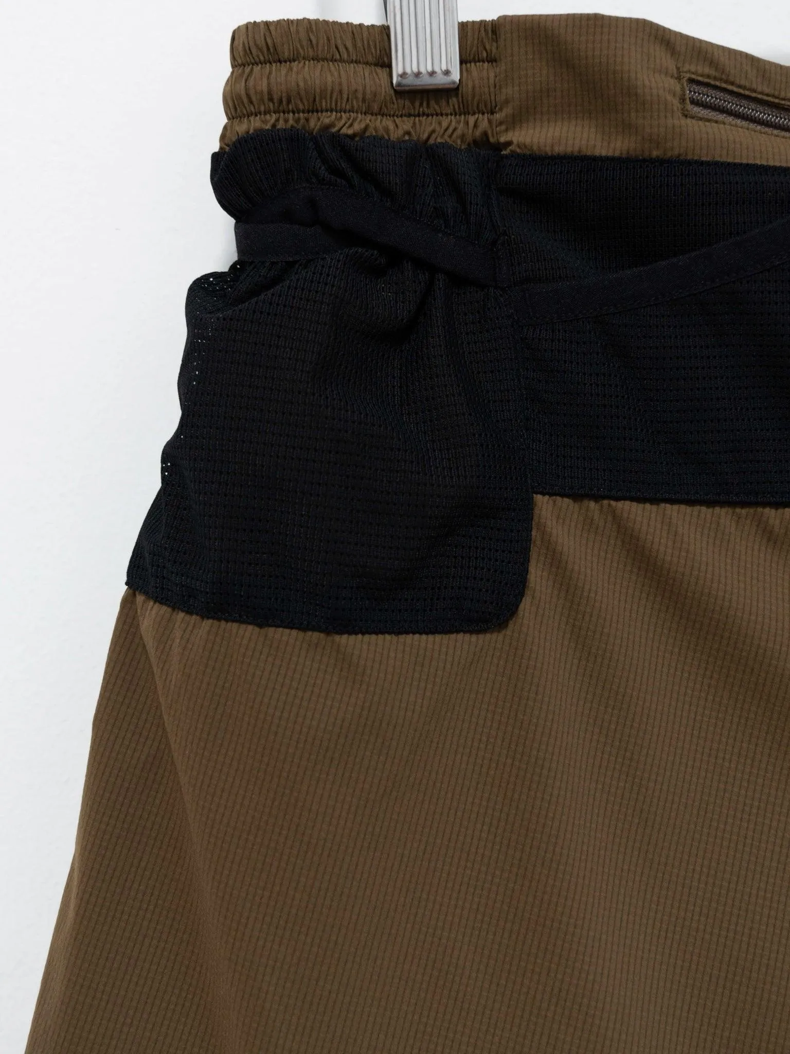 Nylon Trail Shorts - Brown Khaki