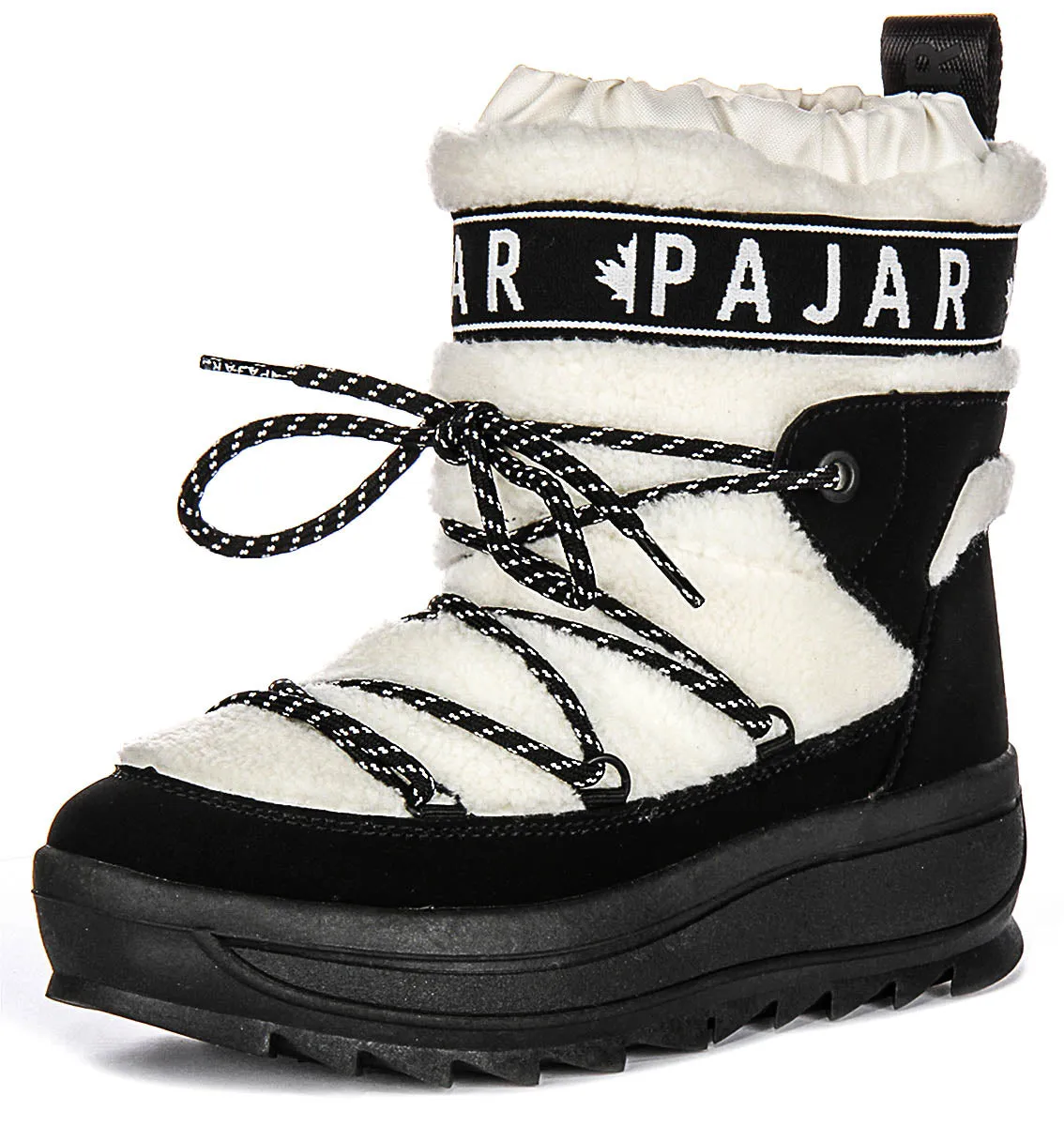 Pajar Galaxy Lama In White Black For Women