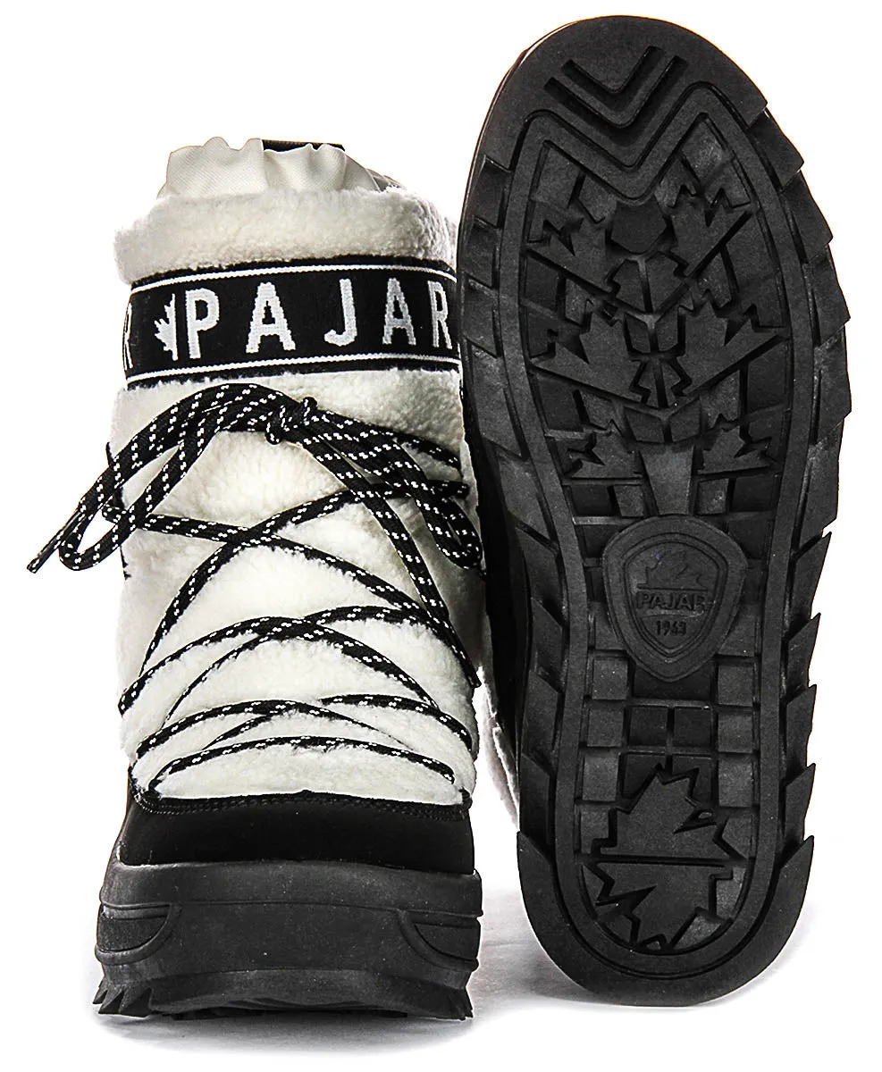 Pajar Galaxy Lama In White Black For Women