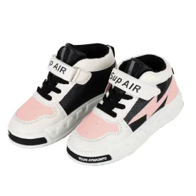 Pink and Black Canvas Sports Shoes