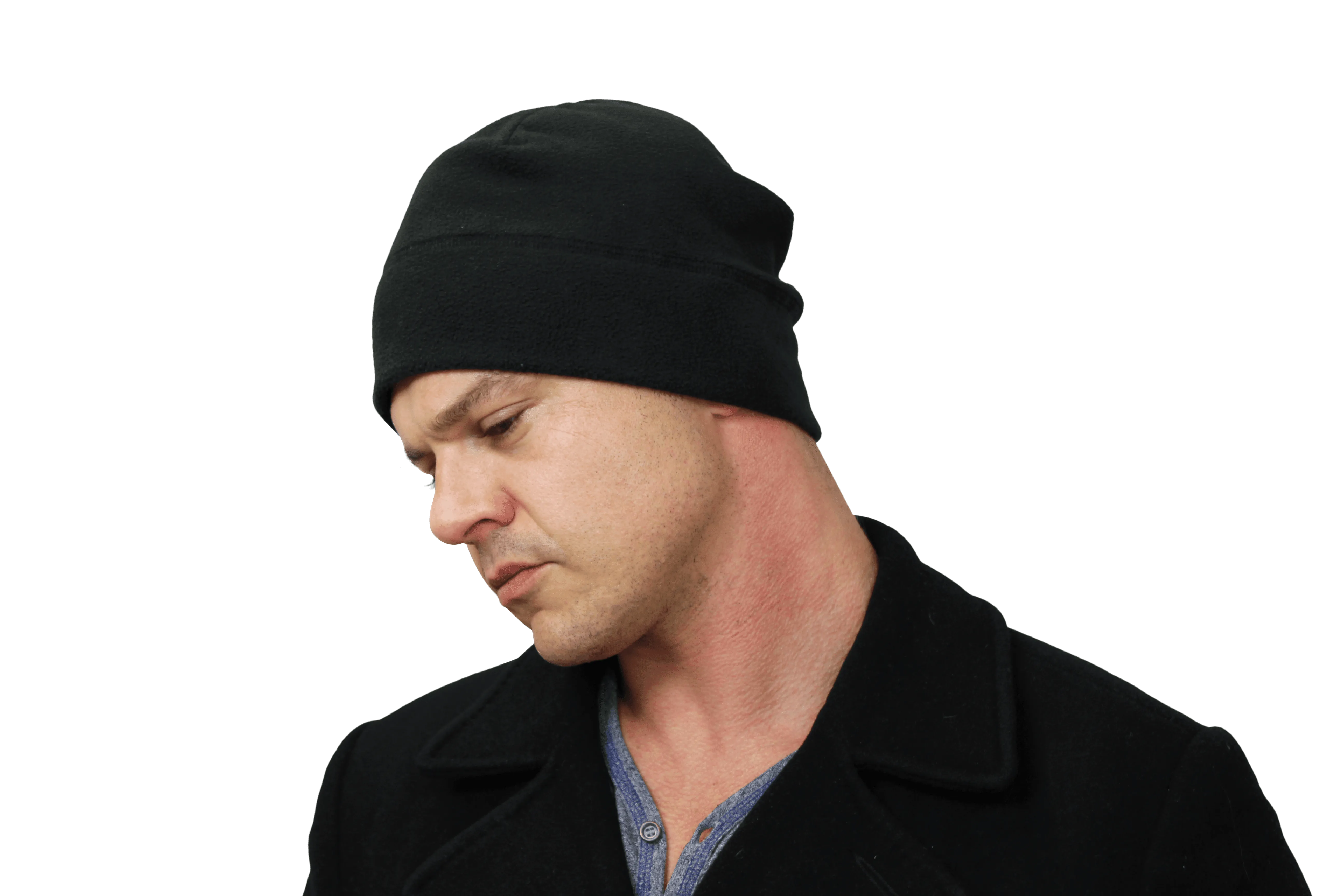 Premium Brushed Fleece Watch Cap Warm Beanie