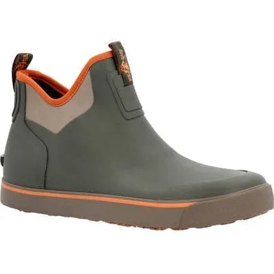 Rocky Dry Strike WP Green & Orange Deck Boot - Olive Stone - RKS0568