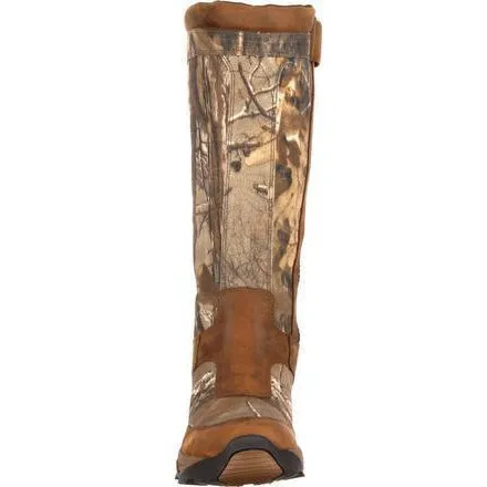 Rocky Men's Retraction 17" WP Side Zip Snake Hunt Boot Realtree RKS0243